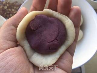 紫薯豆沙酥的做法步骤:5