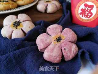 紫薯豆沙酥的做法步骤:16