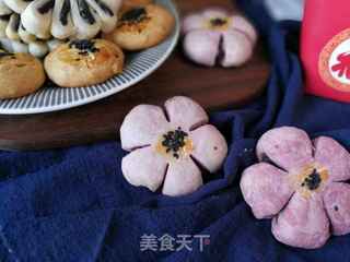 紫薯豆沙酥的做法步骤:17