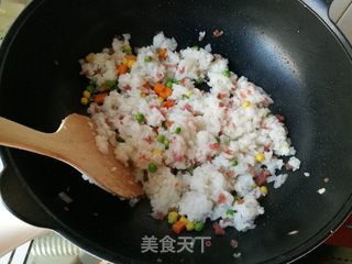 向日葵蛋包饭的做法步骤：8