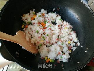 向日葵蛋包饭的做法步骤:8