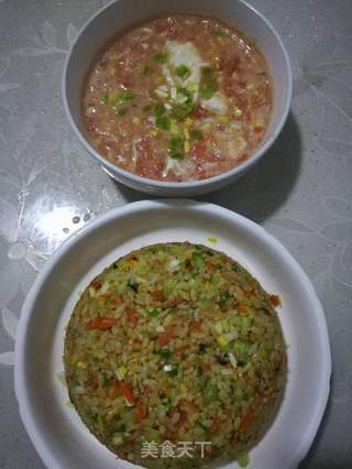 多彩蛋炒饭的做法步骤:10