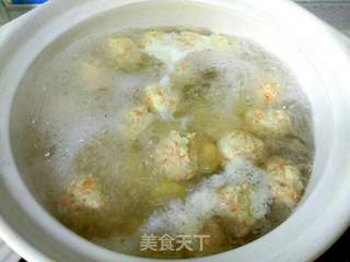 三鲜鸡肉丸子汤的做法步骤:11