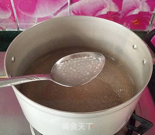椰奶西米小丸子的做法步骤:3