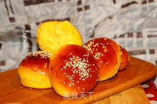 #鸡蛋美食#南瓜早餐包的做法步骤:7