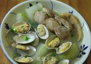 潮音潮人:花蛤冬瓜汤的做法步骤:6