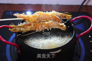 天妇罗炸虾的做法步骤:7