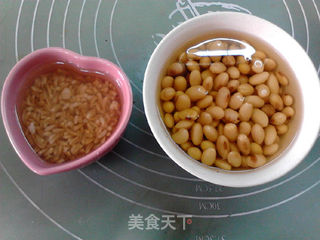黑米燕麦核桃露的做法步骤:4
