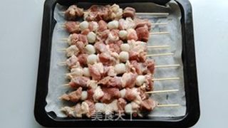 鱼丸羊肉烤串的做法步骤:5