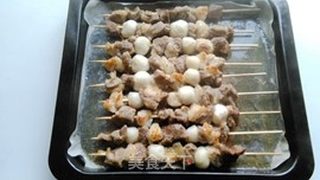 鱼丸羊肉烤串的做法步骤:6