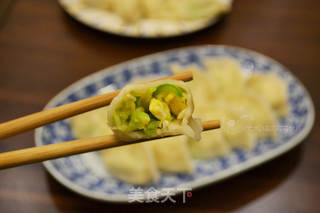 西葫芦鸡蛋水饺——肚子鼓鼓的大肚水饺看着都喜庆儿的做法步骤:14