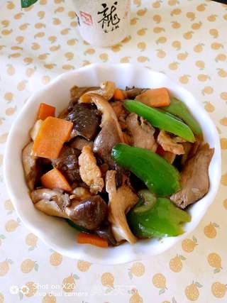 鲜蘑炒肉的做法步骤：9
