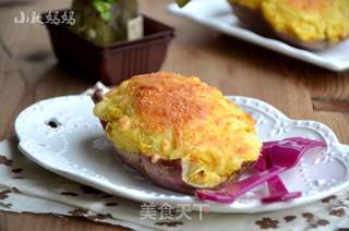 芝士烤红薯的做法步骤:9