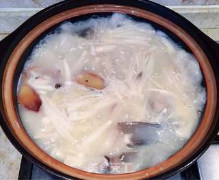 鲫鱼豆腐菌菇汤的做法步骤:5