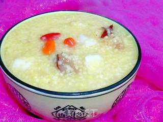 “粥”雪梨山药小米粥的做法步骤:7