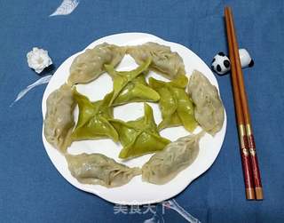 双色煎饺的做法步骤:4