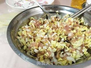 简简单单的白菜瘦肉饺的做法步骤:3
