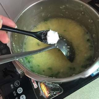 小米花蛤粥的做法步骤:6