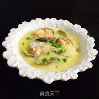 小米花蛤粥的做法步骤:8