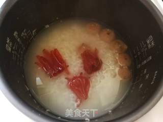 玫瑰茄无花果香米粥的做法步骤:7