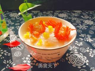 玫瑰茄无花果香米粥的做法步骤:10