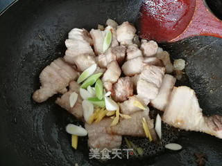 草菇烧肉的做法步骤:8