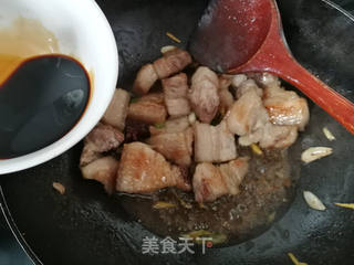 草菇烧肉的做法步骤:10