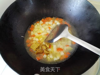 小猪咖喱猪柳饭的做法步骤:7