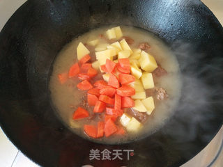椰汁咖喱牛肉饭的做法步骤:7