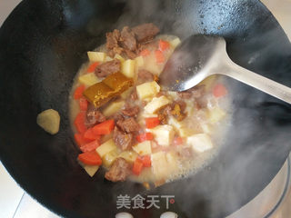椰汁咖喱牛肉饭的做法步骤:9