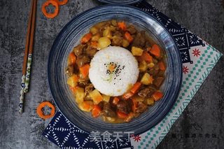 椰汁咖喱牛肉饭的做法步骤:11