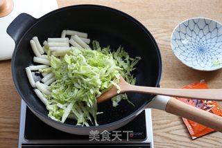 新派炒年糕的做法步骤:5