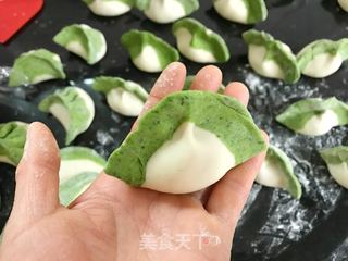 翡翠饺子的做法步骤:14