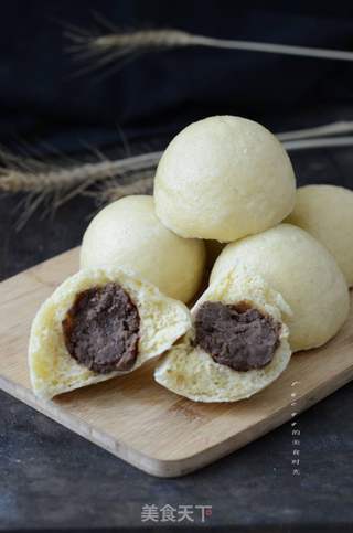 玉米面豆沙包的做法步骤:7