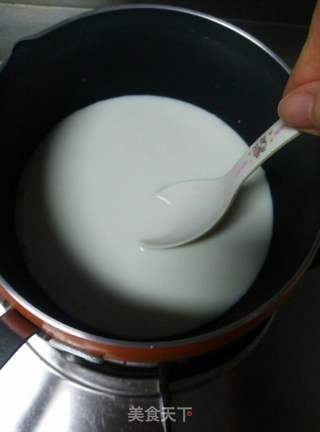 抹茶布丁的做法步骤:4