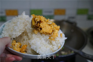 虾仁咖喱炒饭的做法步骤:5