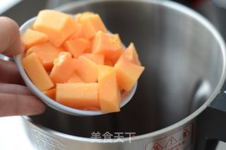 薏米木瓜花粉绿豆浆的做法步骤:2