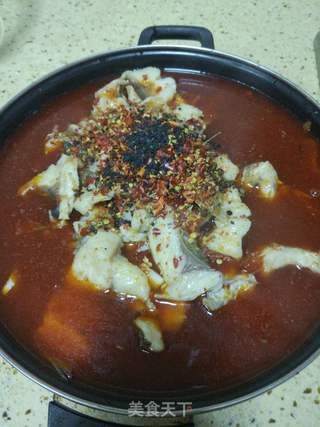 麻辣水煮鱼的做法步骤：6