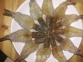 花开富贵虾的做法步骤:6