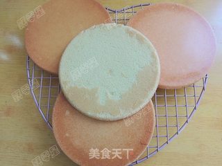 彩虹书形双层蛋糕的做法步骤:15