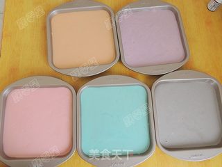 彩虹书形双层蛋糕的做法步骤:26