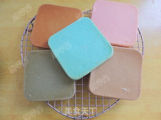 彩虹书形双层蛋糕的做法步骤:29