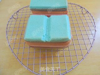 彩虹书形双层蛋糕的做法步骤:35