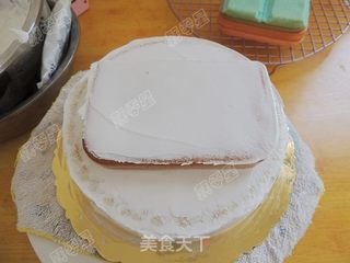 彩虹书形双层蛋糕的做法步骤:37