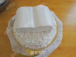 彩虹书形双层蛋糕的做法步骤:41