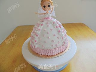 芭比娃娃蛋糕的做法步骤:29