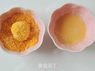 豆沙炸糕的做法步骤:9