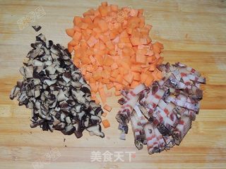 腊肉香菇焖饭的做法步骤:2