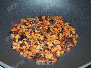 腊肉香菇焖饭的做法步骤:7