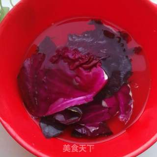 紫甘蓝拌黄瓜的做法步骤:3